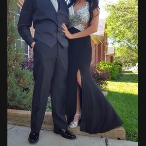 Sparkle black dress (size 8)